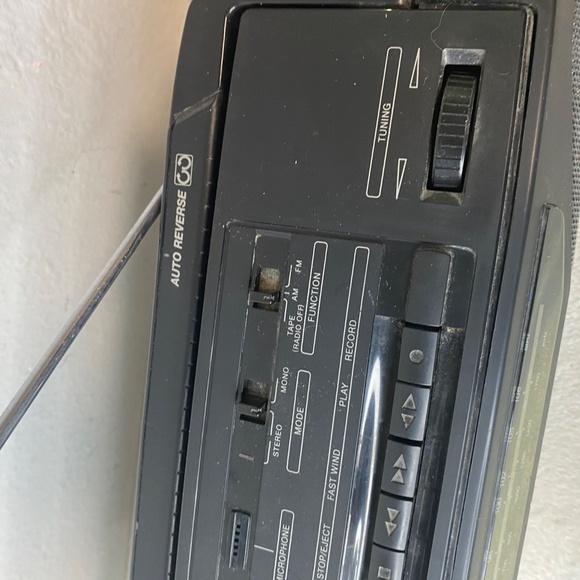 Vintage General Electric AM/FM Stereo/Cassette Recorder 3-5628A Tested Working - Picture 3 of 16